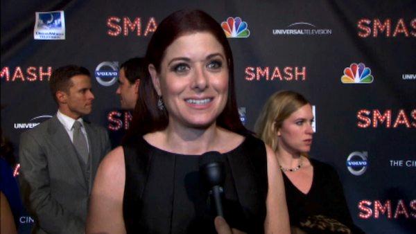 Debra Messing appears at the premiere of NBC's 'Smash' in January 2012.