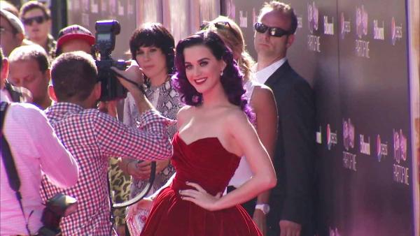 Katy Perry appears at the premiere of her film 'Part of Me 3D' at Grauman's Chinese Theatre in Hollywood, California on June 26, 2012.
