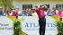 Michael Douglas plays golf at the 2012 Michael...