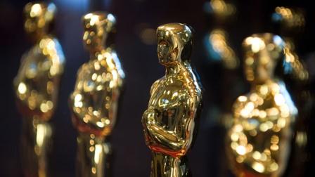 Oscar statuettes at the Academy of Motion Picture Arts and Sciences.
