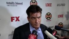 Charlie Sheen talks to OnTheRedCarpet.com at the premiere of his new FX show, Anger Management, in Los Angeles on June 26, 2012. - Provided courtesy of OTRC