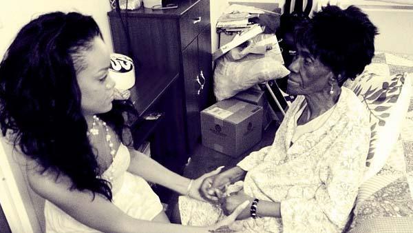 Rihanna appears in a photo with her grandmother posted on her official Instagram account on July 1, 2012. - Provided courtesy of instagram.com/p/Mh1wSKhM2j/ Rihanna appears in a photo with her grandmother posted on her official Instagram account on July 1, 2012. - Provided courtesy of instagram.com/p/Mh1wSKhM2j/