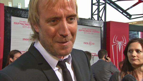 Rhys Ifans talked to OnTheRedCarpet.com at the premiere of The Amazing Spider-Man on June 28, 2012. - Provided courtesy of OTRC Rhys Ifans talked to OnTheRedCarpet.com at the premiere of The Amazing Spider-Man on June 28, 2012. - Provided courtesy of OTRC