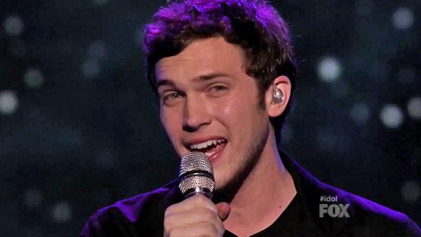 Phillip Phillips performs on the FOX show 'American Idol' on May 16, 2012.