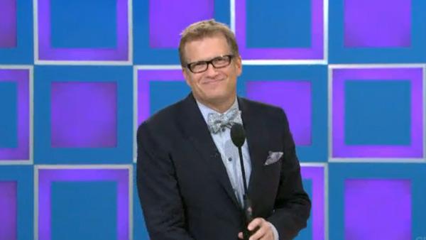 Drew Carey appears on 'The Price is Right' in an episode that aired on Dec. 26, 2011.