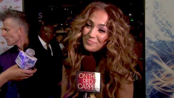 Jennifer Lopez talks to OnTheRedCarpet.com in 2011.