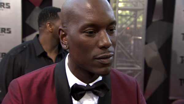 Tyrese Gibson talks to KABC at a 2007 event.