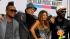 The Black Eyed Peas thank fans backstage at the...