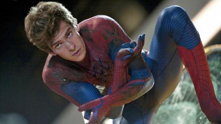 Andrew Garfield appears in a scene from the 2012 film The Amazing Spider-Man.