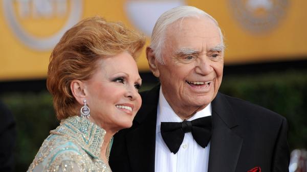 Ernest Borgnine and his wife Tova Borgnine arrive at the 17th Annual Screen Actors Guild Awards on Sunday, Jan. 30, 2011 in Los Angeles. - Provided courtesy of AP / Chris Pizzello