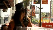 Slash speaks before receiving a star on the Hollywood Walk of Fame on July 10, 2012. - Provided courtesy of OTRC