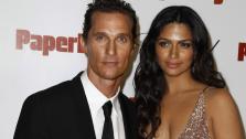 Matthew McConaughey arrives with Camila Alves for a party to celebrate Paperboy at the Carlton beach in Cannes, France on May 24, 2012. - Provided courtesy of Chopard