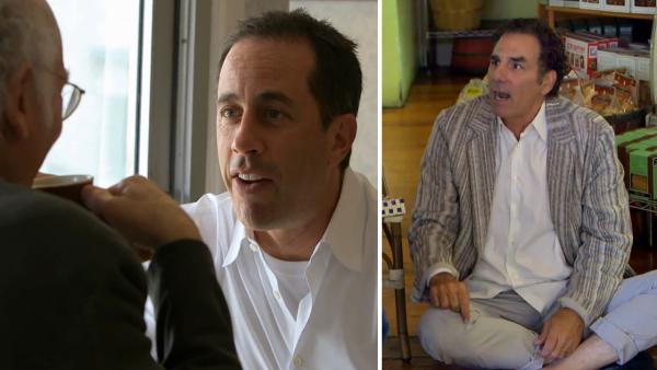 From left: Larry David, Jerry Seinfeld and Michael Richards appear in the Crackle web series Comedians in Cars Getting Coffee, which debuts on July 19, 2012. - Provided courtesy of Crackle.com From left: Larry David, Jerry Seinfeld and Michael Richards appear in the Crackle web series Comedians in Cars Getting Coffee, which debuts on July 19, 2012. - Provided courtesy of Crackle.com