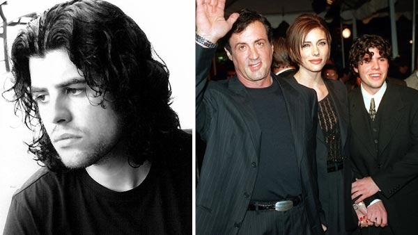 Sage Stallone appears in a 2007 photo posted on his MySpace profile. / Sylvester Stallone, arrives at the premiere of Daylight with Jennifer Flavin and son Sage Stallone on Dec. 5, 1996. - Provided courtesy of Myspace.com/sagestallone Sage Stallone appears in a 2007 photo posted on his MySpace profile. / Sylvester Stallone, arrives at the premiere of Daylight with Jennifer Flavin and son Sage Stallone on Dec. 5, 1996. - Provided courtesy of Myspace.com/sagestallone
