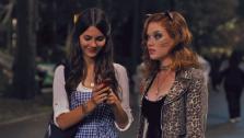 Victoria Justice and Jane Levy appear in a still from Fun Size. - Provided courtesy of none / Paramount Pictures