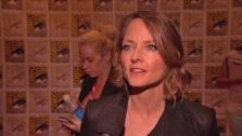 Jodie Foster talks about Elysium at San Diego Comic-Con on July 13, 2012. - Provided courtesy of Columbia Pictures
