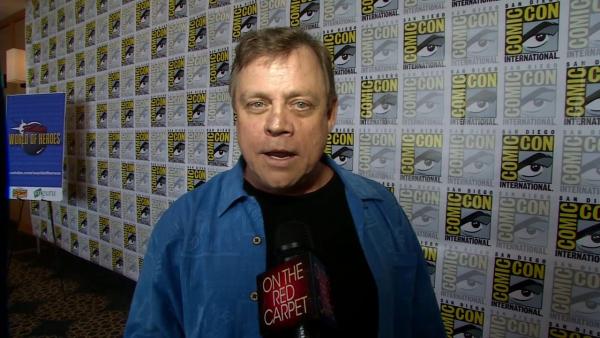 Mark Hamill talks to OnTheRedCarpet.com at San Diego Comic-Con on July 13, 2012.