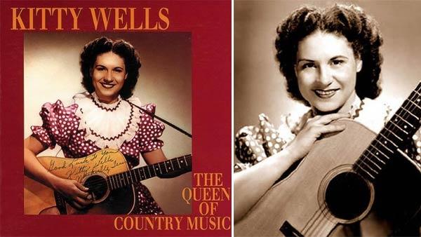 Kitty Wells appears on the cover of her 1993 box set The Queen Of Country Music 1949-1958. / Kitty Wells appears in an undated publicity photo. - Provided courtesy of Bear Family Kitty Wells appears on the cover of her 1993 box set The Queen Of Country Music 1949-1958. / Kitty Wells appears in an undated publicity photo. - Provided courtesy of Bear Family