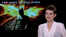 Anne Hathaway talks to OnTheRedCarpet.com about The Dark Knight Rises in a junket interview on July 9, 2012. - Provided courtesy of OTRC