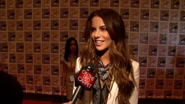 Kate Beckinsale talks to OnTheRedCarpet.com about Total Recall at San Diego Comic-Con on July 13, 2012. - Provided courtesy of OTRC Kate Beckinsale talks to OnTheRedCarpet.com about Total Recall at San Diego Comic-Con on July 13, 2012. - Provided courtesy of OTRC