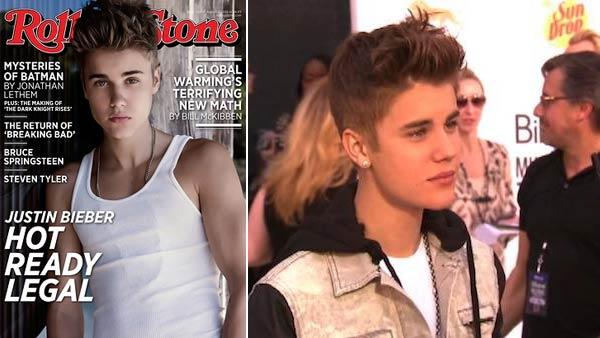 Justin Bieber appears on the July 2012 cover of Rolling Stone magazine. / Justin Bieber talks to OnTheRedCarpet.com at the 2012 Billboard Awards on May 20, 2012. - Provided courtesy of OTRC / OTRC / Rolling Stone Justin Bieber appears on the July 2012 cover of Rolling Stone magazine. / Justin Bieber talks to OnTheRedCarpet.com at the 2012 Billboard Awards on May 20, 2012. - Provided courtesy of OTRC / OTRC / Rolling Stone