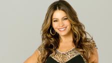 Sofia Vergara appears in a promotional photo for season 3 of Modern Family in 2011.