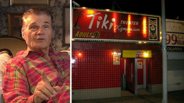 Fred Willard appears in an interview with KABC Television in July 2012. / A picture of the Tiki Theatre, as seen in March 2010. - Provided courtesy of KABC / flickr.com/photos/toestubber/ Fred Willard appears in an interview with KABC Television in July 2012. / A picture of the Tiki Theatre, as seen in March 2010. - Provided courtesy of KABC / flickr.com/photos/toestubber/