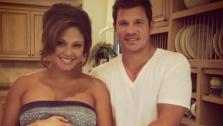 Vanessa and Nick Lachey appear in a photo posted on Minnillos official Twitter account on July 25, 2012. - Provided courtesy of twitter.com/VanessaLachey