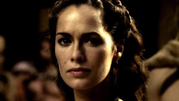 Lena Headey appears in a still from the 2007 film, 300. - Provided courtesy of Warner Bros. Entertainment Lena Headey appears in a still from the 2007 film, 300. - Provided courtesy of Warner Bros. Entertainment