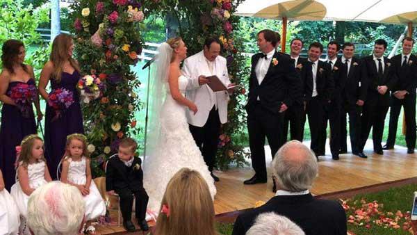Dan Aykroyd appears at Chevy Chases daughters wedding on Thursday, July 26, 2012, in a photo posted on the actors official Facebook page. - Provided courtesy of Facebook.com/DanAykroyd Dan Aykroyd appears at Chevy Chases daughters wedding on Thursday, July 26, 2012, in a photo posted on the actors official Facebook page. - Provided courtesy of Facebook.com/DanAykroyd