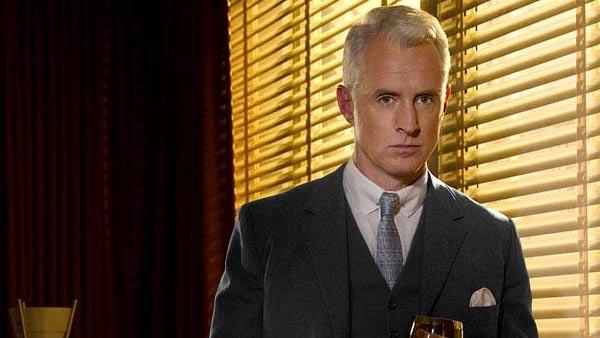 John Slattery appears in a scene from the AMC 1960s-era drama show 'Mad Men' in 2010.