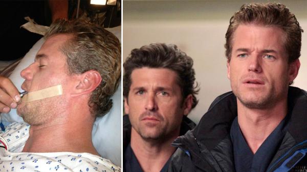 Eric Dane appears in a photo posted on Patrick Dempseys official Twitter account on July 30, 2012. / Eric Dane and Patrick Dempsey appear in a 2012 episode of Greys Anatomy. - Provided courtesy of twicsy.com/i/Dsg84b / ABC/RICHARD CARTWRIGHT Eric Dane appears in a photo posted on Patrick Dempseys official Twitter account on July 30, 2012. / Eric Dane and Patrick Dempsey appear in a 2012 episode of Greys Anatomy. - Provided courtesy of twicsy.com/i/Dsg84b / ABC/RICHARD CARTWRIGHT