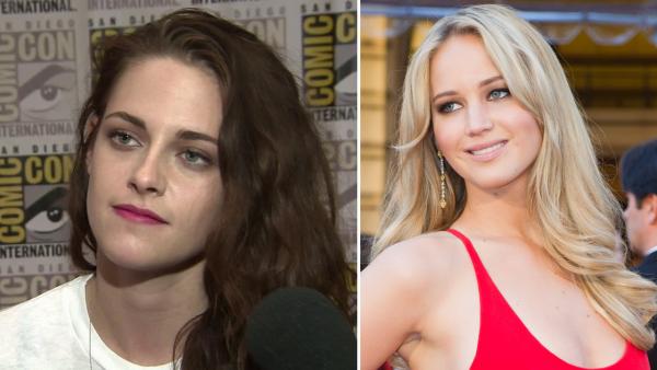 Twilight actress Kristen Stewart appears in a photo at San Diego Comic-Con on Thursday, July 12, 2012. / Jennifer Lawrence arrives for the 83rd Annual Academy Awards at the Kodak Theatre in Hollywood, CA on February 27, 2011. - Provided courtesy of OTRC / A.M.P.A.S. / Darren Decker Twilight actress Kristen Stewart appears in a photo at San Diego Comic-Con on Thursday, July 12, 2012. / Jennifer Lawrence arrives for the 83rd Annual Academy Awards at the Kodak Theatre in Hollywood, CA on February 27, 2011. - Provided courtesy of OTRC / A.M.P.A.S. / Darren Decker