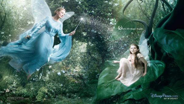 'Where Magic Begins' with Julie Andrews as the Blue Fairy and Abigail Braslin as Fira.