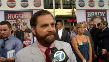 Zach Galifianakis talks to OnTheRedCarpet.com at the Los Angeles premiere of the Will Ferrell comedy movie The Campaign on Aug. 2, 2012. - Provided courtesy of OTRC
