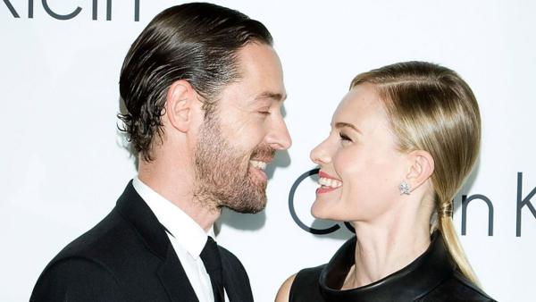 Kate Bosworth and Michael Polish appear in a photo posted on the actress' official Twitter page on May 25, 2012.