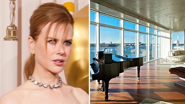 Nicole Kidman poses for during the ABC Televison Network broadcast of the 83rd Annual Academy Awards Awards in Hollywood, CA on February 27, 2011. / Nicole Kidmans New York apartment appears in a photo provided by the real estate website, Zillow.com. - Provided courtesy of Rick Salyer / A.M.P.A.S. / Zillow.com Nicole Kidman poses for during the ABC Televison Network broadcast of the 83rd Annual Academy Awards Awards in Hollywood, CA on February 27, 2011. / Nicole Kidmans New York apartment appears in a photo provided by the real estate website, Zillow.com. - Provided courtesy of Rick Salyer / A.M.P.A.S. / Zillow.com