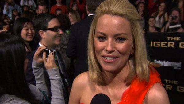 Elizabeth Banks appears at the Los Angeles premiere of 'The Hunger Games' on March 12, 2012.