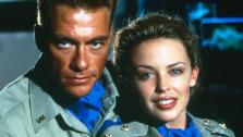 Jean-Claude Van Damme and Kylie Minogue appear in a promotional photo for the 1994 movie Street Fighter. - Provided courtesy of Capcom Entertainment / Universal Pictures