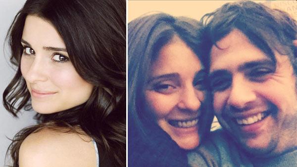 Shiri Appleby appears in a photo posted on her Facebook account on January 25, 2012. / Shiri Appleby and Jon Shook appear in a photo posted on the actress' Instagram page in 2011.