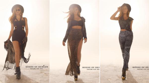 Beyonce appears in a photos for the Fall 2012 campaign for House of Dereon. - Provided courtesy of House of Dereon Beyonce appears in a photos for the Fall 2012 campaign for House of Dereon. - Provided courtesy of House of Dereon