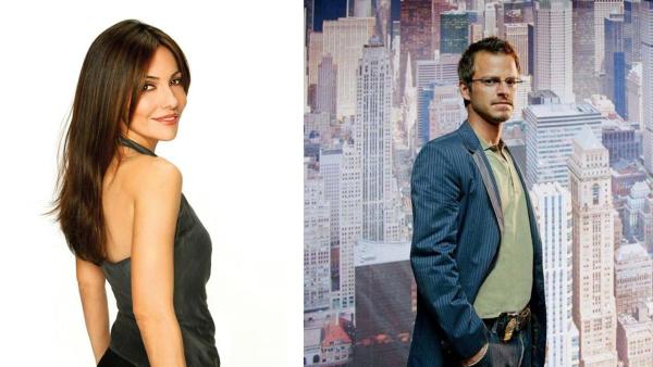 Vanessa Marcil appears in a promotional photo for ABC's 'General Hospital' in 2010. / Carmine Giovinazzo appears in a promotional photo for the CBS series 'CSI: NY' in 2011.