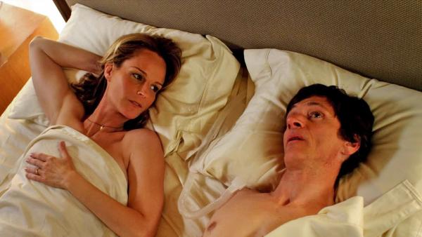 Helen Hunt and John Hawkes appear in a scene from the film The Surrogate. Hawkes plays a poet and journalist in an iron lung who contacts a professional sex surrogate, portrayed by Hunt, to help him after he decides he no longer wishes to be a virgin. - Provided courtesy of Fox Searchlight Helen Hunt and John Hawkes appear in a scene from the film The Surrogate. Hawkes plays a poet and journalist in an iron lung who contacts a professional sex surrogate, portrayed by Hunt, to help him after he decides he no longer wishes to be a virgin. - Provided courtesy of Fox Searchlight