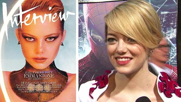 Emma Stone talks to OnTheRedCarpet.com at the Hollywood premiere of The Amazing Spider-Man, at Westwoods Regency Village Theatre in Los Angeles on June 28, 2012. - Provided courtesy of OTRC Emma Stone talks to OnTheRedCarpet.com at the Hollywood premiere of The Amazing Spider-Man, at Westwoods Regency Village Theatre in Los Angeles on June 28, 2012. - Provided courtesy of OTRC