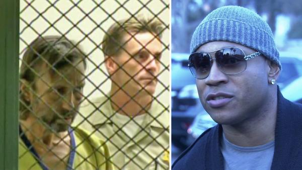 Jonathan Kirby is seen at an arraignment hearing for a first-degree burglary charge in a Van Nuys courtroom on Tuesday, Aug. 28, 2012. / LL Cool J is shown in an undated file photo. - Provided courtesy of OTRC
