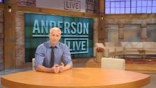 Anderson Cooper appears on the new set of his show Anderson Live in 2012. - Provided courtesy of Andersoncooper.com
