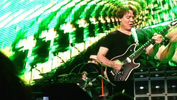 Eddie Van Halen performs at a Van Halen concert at Staples Center in Los Angeles on June 9, 2012. - Provided courtesy of OTRC / Corinne Heller Eddie Van Halen performs at a Van Halen concert at Staples Center in Los Angeles on June 9, 2012. - Provided courtesy of OTRC / Corinne Heller