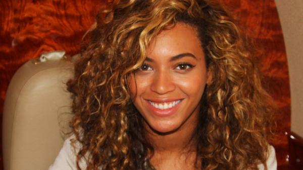 Beyonce appears in an undated photo posted on her Tumblr blog in April 2012.