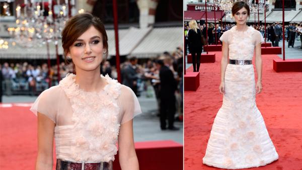 Cast member British actress Keira Knightley poses as she arrives for the world premiere of Anna Karenina in London on Tuesday, Sept. 4, 2012. - Provided courtesy of AP / Sang Tan Cast member British actress Keira Knightley poses as she arrives for the world premiere of Anna Karenina in London on Tuesday, Sept. 4, 2012. - Provided courtesy of AP / Sang Tan