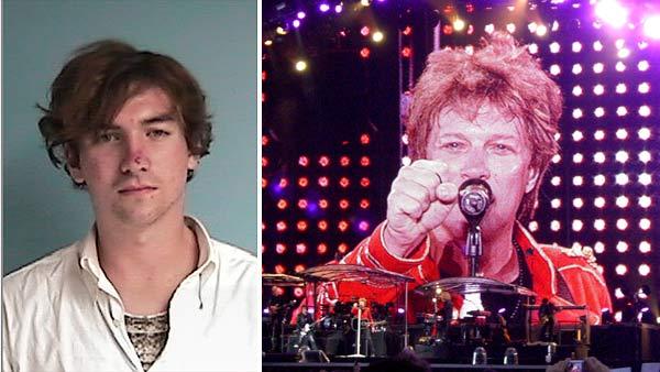 Nicholas Tracy appears in a 2011 booking photo from the Middletown Township Police Department in New Jersey. He was arrested for burglarizing several homes, including Jon Bon Jovis. / Jon Bon Jovi performs in Vienna, Austria in July 2011. - Provided courtesy of Middletown Township Police Department / flickr.com/photos/cheesy42/ Nicholas Tracy appears in a 2011 booking photo from the Middletown Township Police Department in New Jersey. He was arrested for burglarizing several homes, including Jon Bon Jovis. / Jon Bon Jovi performs in Vienna, Austria in July 2011. - Provided courtesy of Middletown Township Police Department / flickr.com/photos/cheesy42/